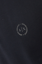 Circle Logo Stretch Cotton Polo Shirt